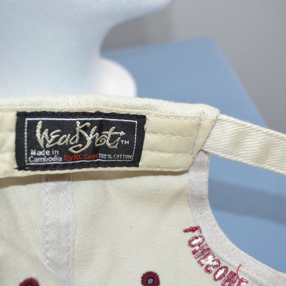 Vintage 90's Signed Lonesome River Band Folk Bluegrass Canvas Ball Cap Hat - Picture 9 of 9